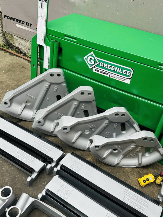 Greenlee 881 2 1/2 - 4” EMT IMC Rigid Conduit Pipe Bender + 1802 Table Warranty