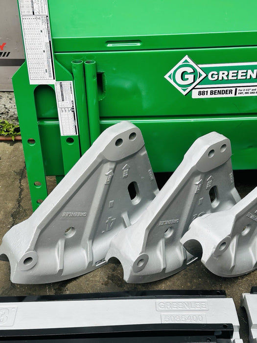 Greenlee 881 2 1/2 - 4” EMT IMC Rigid Conduit Pipe Bender + 1802 Table Warranty
