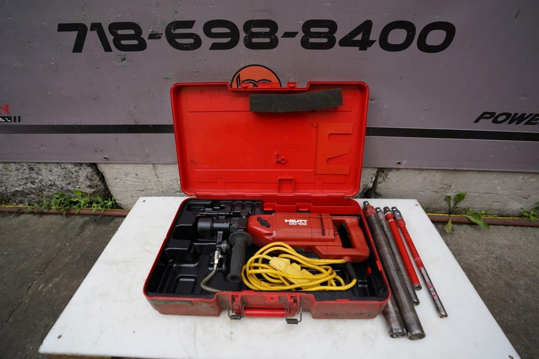 HILTI DD-100 Core Drill Rig with Bits. Works Great.