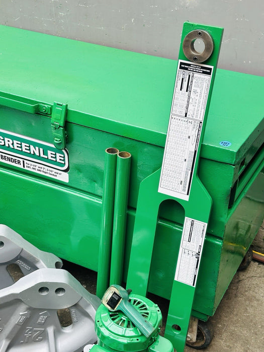Greenlee 881 2 1/2 - 4 EMT Rigid Conduit Pipe Bender + 1802 Table 1 YR WARRANTY