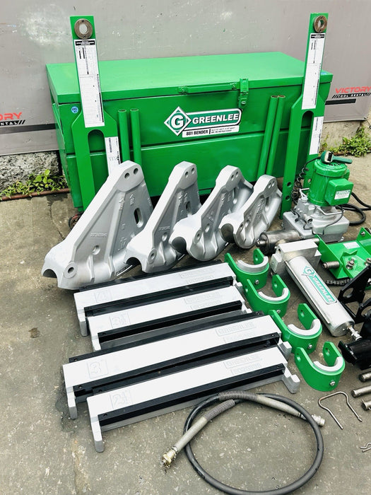 Greenlee 881 2 1/2 - 4 EMT Rigid Conduit Pipe Bender + 1802 Table 1 YR WARRANTY