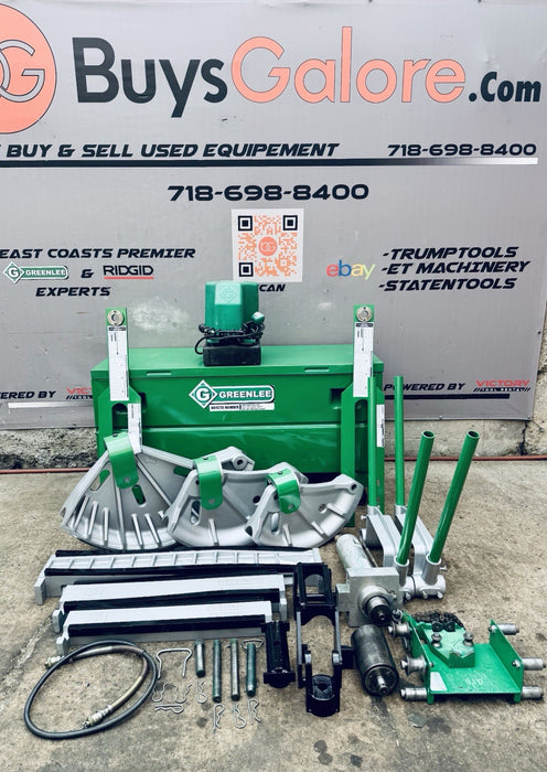 Greenlee 881CT-D Cam Track Bender 2.5”, 3”, 4” Rigid EMT 980 Pump , 1813 Table