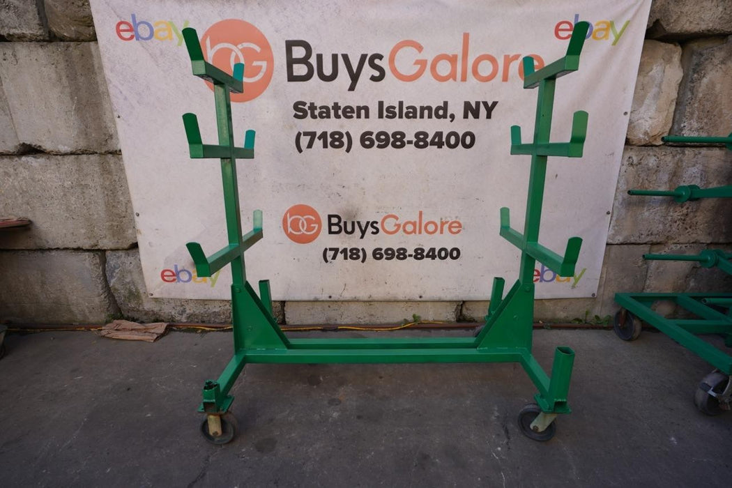 GREENLEE 668 Mobile Bar & Pipe Rack, 1,000 lb Load Capacity