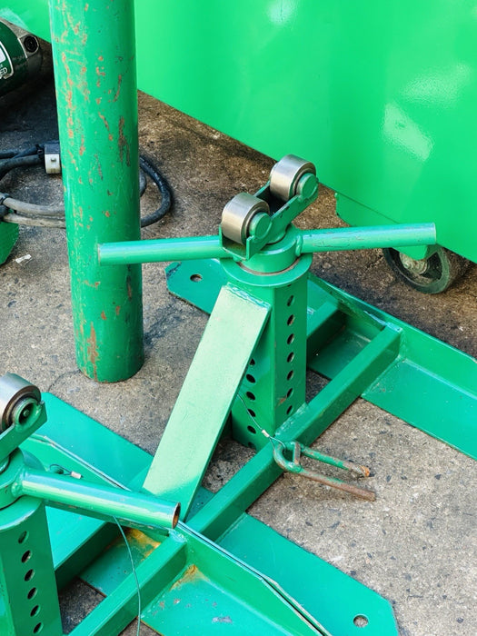 Greenlee 4000 lb 640 Wire Cable Tugger Puller, Late Model + Rope & Wire Stands!!