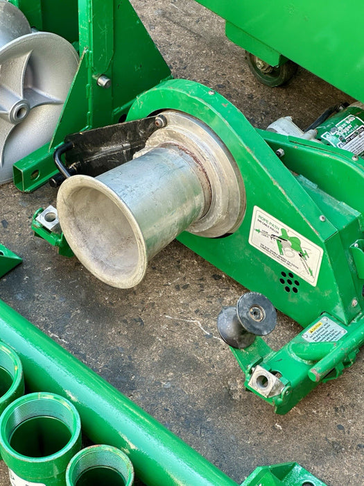 Greenlee 4000 lb 640 Wire Cable Tugger Puller, Late Model + Rope & Wire Stands!!