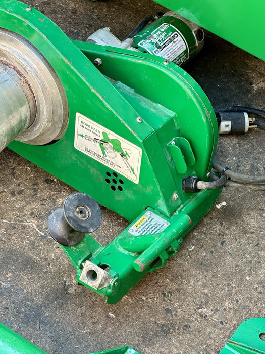 Greenlee 4000 lb 640 Wire Cable Tugger Puller, Late Model + Rope & Wire Stands!!