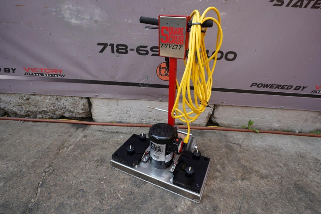 Square Scrub Pivot 28" Orbital Floor Scrubbing & Polishing Machine EBG-28. 9 hrs