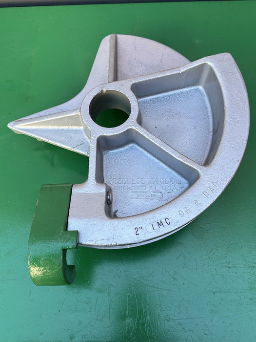 GREENLEE 2” IMC CONDUIT BENDING SHOE FOR # 555 BENDER FOR ALUMINUM #2