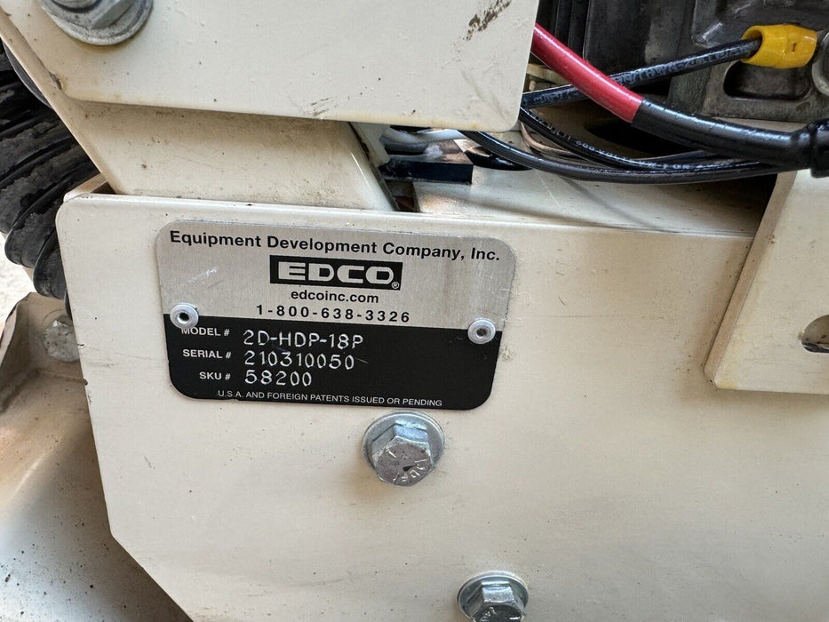 HOC EDCO 2D-HDP Propane MAGNA-TRAP Heavy Duty Dual-Disc Floor Grinder