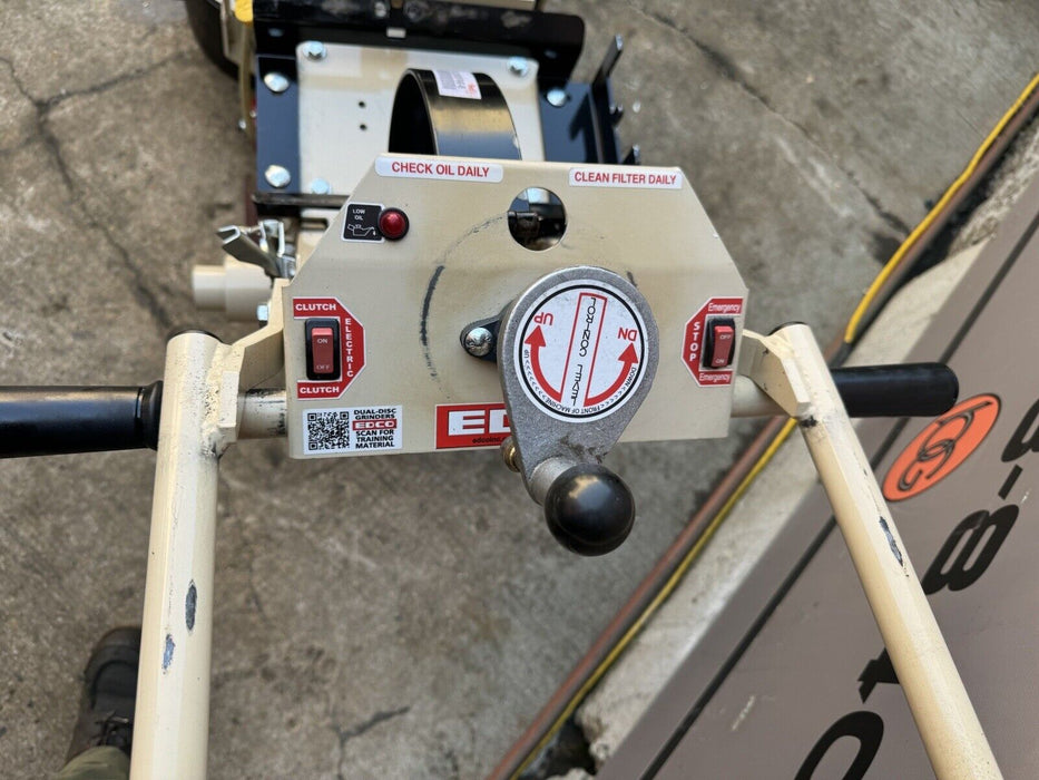 HOC EDCO 2D-HDP Propane MAGNA-TRAP Heavy Duty Dual-Disc Floor Grinder