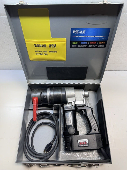Tone Nut Runner TN-33EZ-1 2200 FT-LB Max, Shear Wrench, New/ Open Box #8