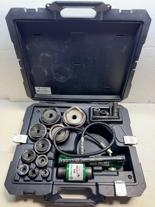 Greenlee 7310SB Slug Buster KO Knockout Punch Set 1/2" - 4" , 767 Pump, Case #9