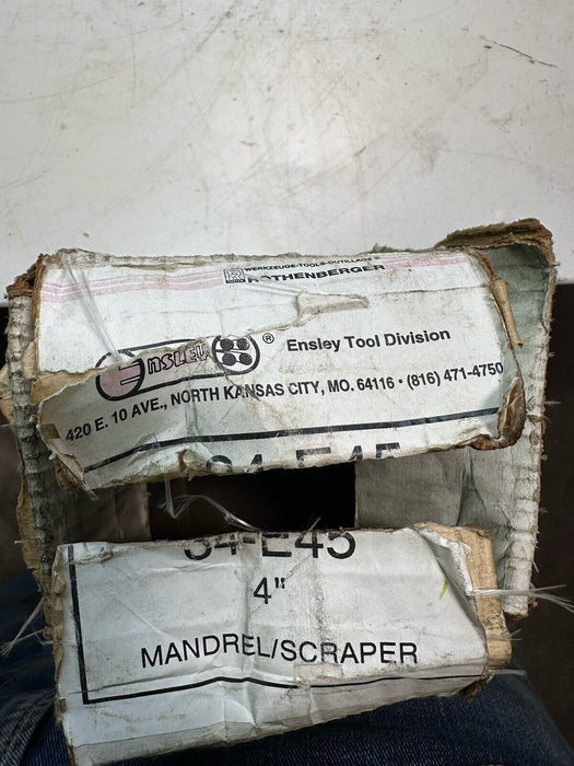 Greenlee Ensley Rothenberger Steel Plated Combo Mandrel Scraper For 4” Conduit