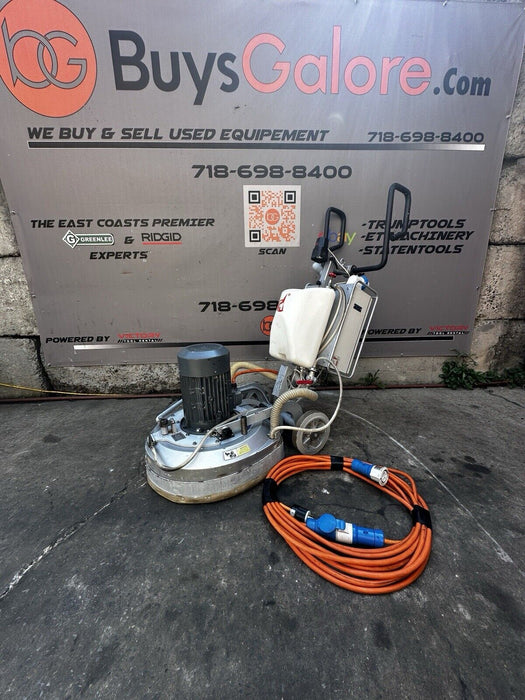 2017 Lavina 25-X Concrete Grinder With Concrete Stones 200-240 Volt 1 Or 3 PH