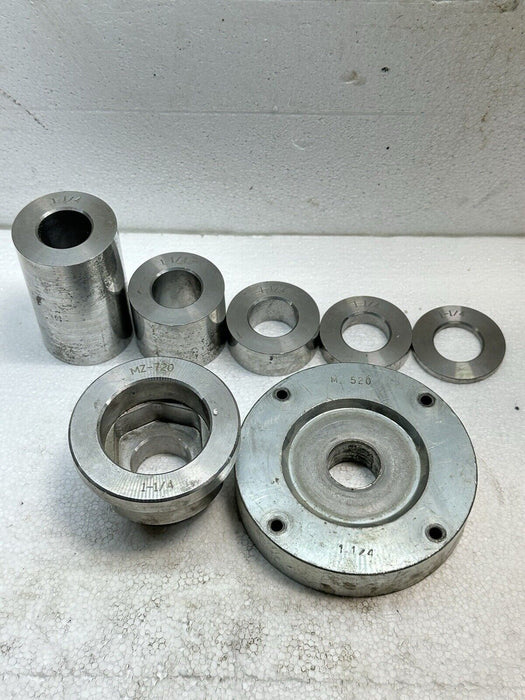 Skidmore Wilhelm MZ 1-1/4" Bolt Plate MZ-520, 1-1/4" Bushing MZ-720 + Washers #9