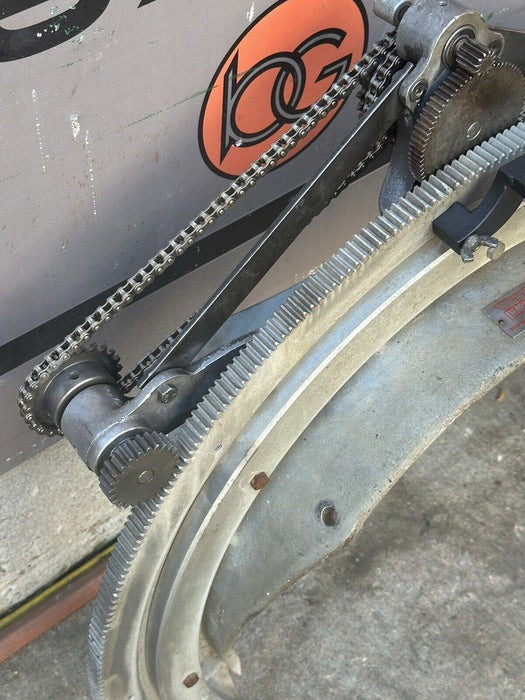 Mathey Dearman 3SA Pipe Beveling Machine 14-20" + New Bridge & Torch Holder #12