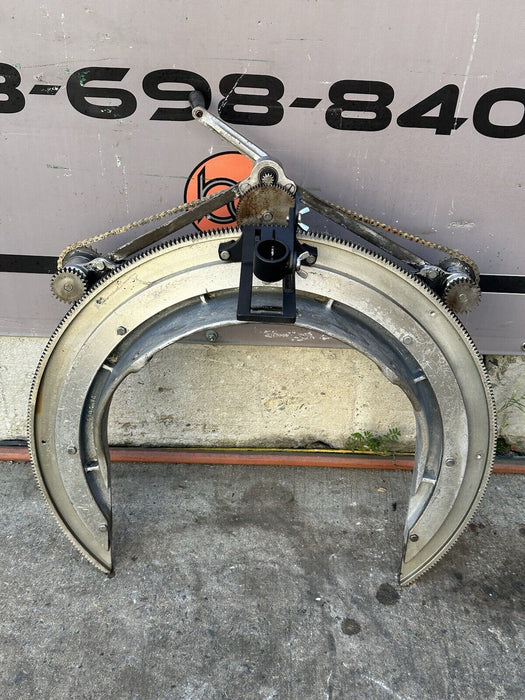 Mathey Dearman 3SA Pipe Beveling Machine 14-20" + New Bridge & Torch Holder #15