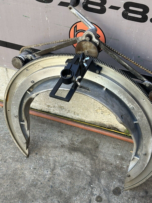 Mathey Dearman 3SA Pipe Beveling Machine 14-20" + New Bridge & Torch Holder #15