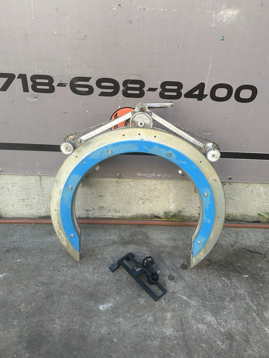 H&M 2C-20 Pipe Beveling Saddle Machine 12 - 20" + New Bridge & Torch Holder #1