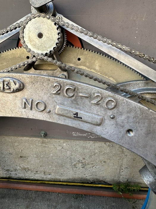 H&M 2C-20 Pipe Beveling Saddle Machine 12 - 20" + New Bridge & Torch Holder #1