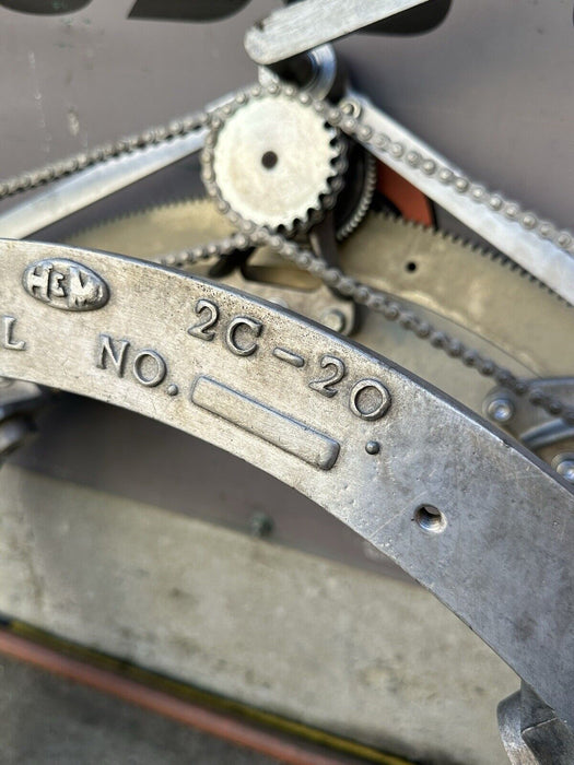 H&M 2C-20 Pipe Beveling Saddle Machine 12 - 20" + New Bridge & Torch Holder #1