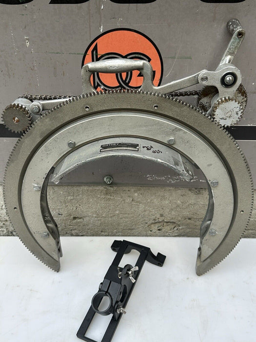 Mathey Dearman 2SA Pipe Beveling Machine 6 - 12" + New Bridge & Torch Holder #25
