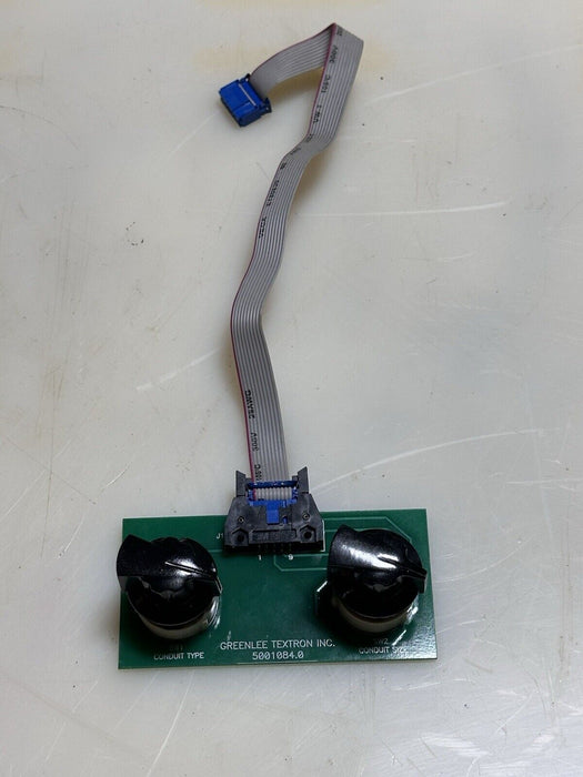 GREENLEE 855 SELECTOR SWITCH CIRCUIT BOARD CONDUIT PIPE BENDER TESTED