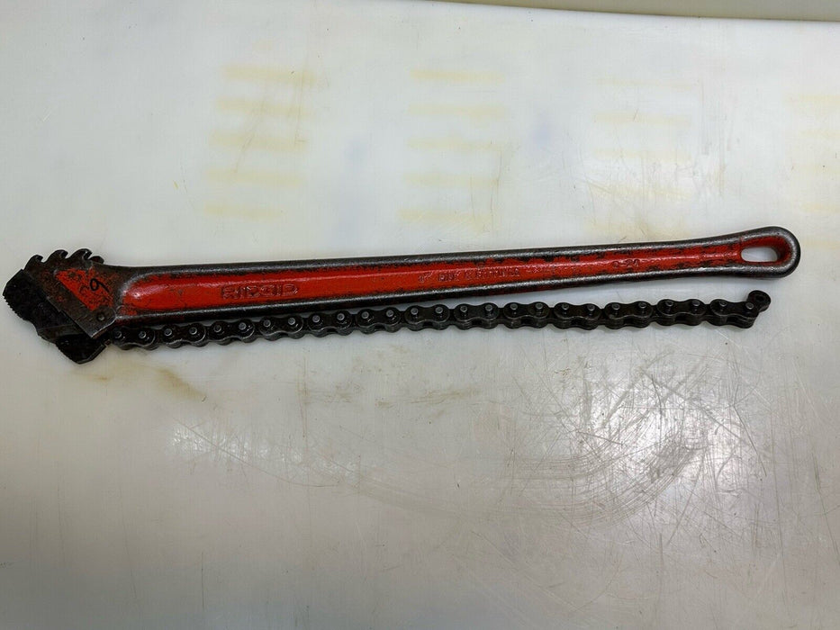 Ridgid C-24 Heavy Duty Chain Wrench 3 in Pipe Capacity 24 in Length, USA #9