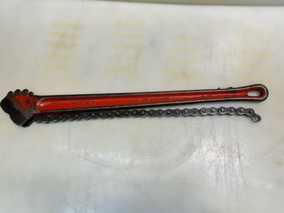 Ridgid C-24 Heavy Duty Chain Wrench 3 in Pipe Capacity 24 in Length, USA #10