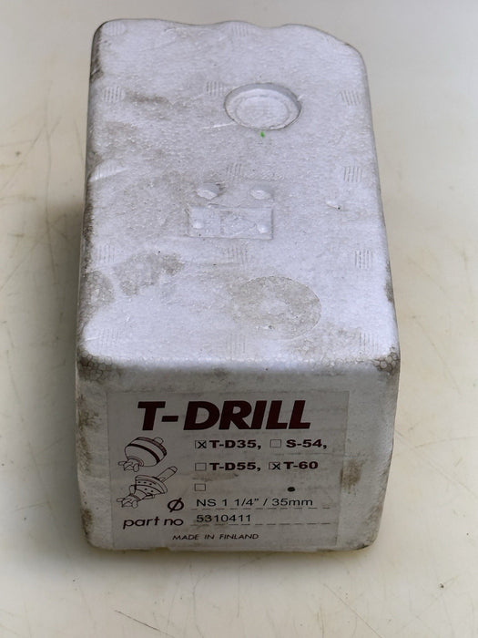 T-DRILL 1-1/4”/ 35mm Bit For T-60, T-35 Copper Pipe Forming Collaring 5310411
