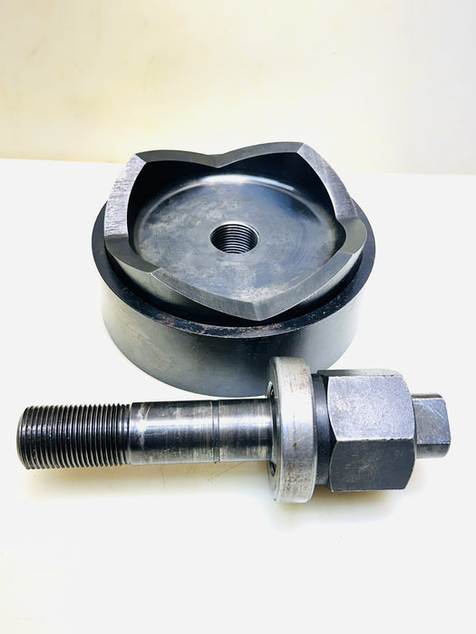 Greenlee 5" Knockout punch # 5005447 & die #5005448 With draw stud & adapter #1