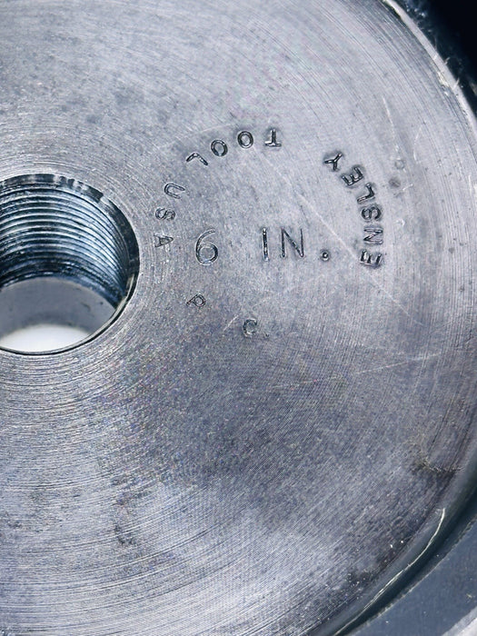 Greenlee Ensley 6" Knockout punch  & die With draw stud