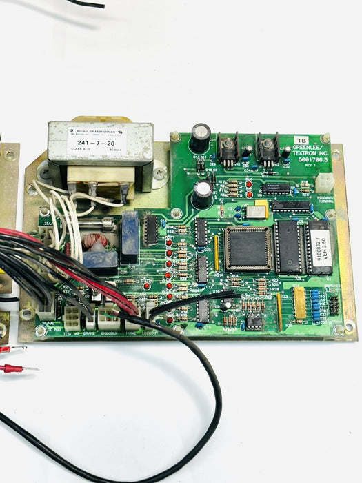 GREENLEE 855 I/O INPUT OUTPUT  COMPUTER CONTROL BOARD 5/14 #2