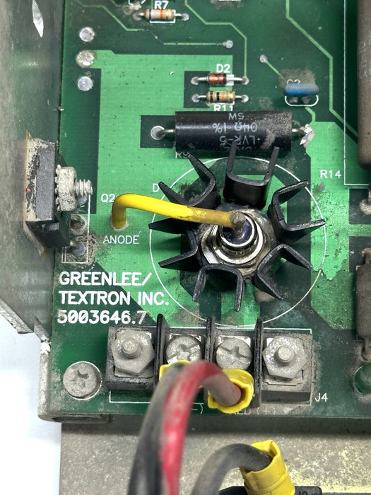 GREENLEE 855 I/O INPUT OUTPUT  COMPUTER CONTROL BOARD 5/14 #2