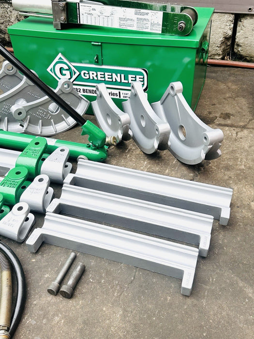 Greenlee 882 EMT Rigid Bender 1 1/4 1 1/2 2 inch Electric pump Works fine #6 bg6