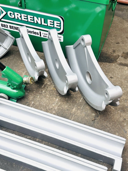 Greenlee 882 EMT Rigid Bender 1 1/4 1 1/2 2 inch Electric pump Works fine #6 bg6