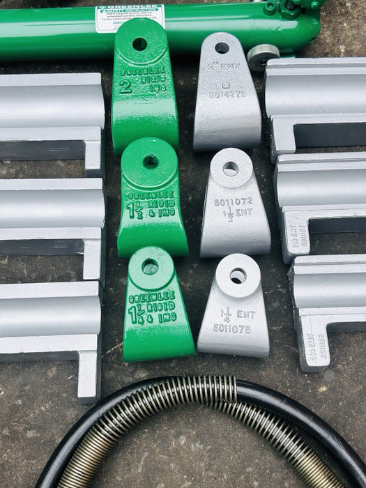 Greenlee 882 EMT Rigid Bender 1 1/4 1 1/2 2 inch Electric pump Works fine #6 bg6