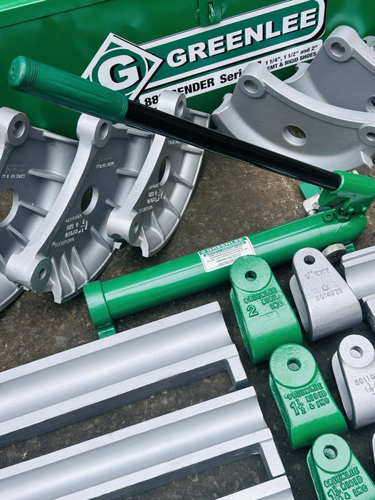 Greenlee 882 EMT Rigid Bender 1 1/4 1 1/2 2 inch Electric pump Works fine #6 bg6