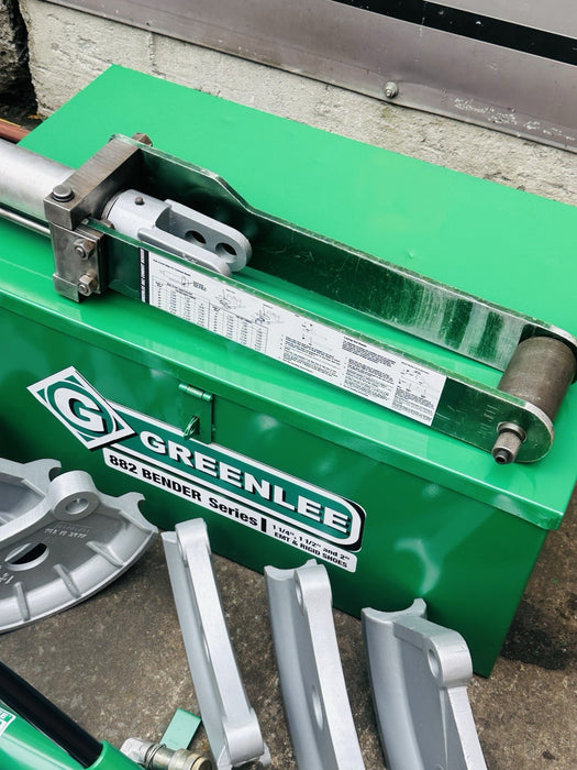 Greenlee 882 EMT Rigid Bender 1 1/4 1 1/2 2 inch Electric pump Works fine #6 bg6