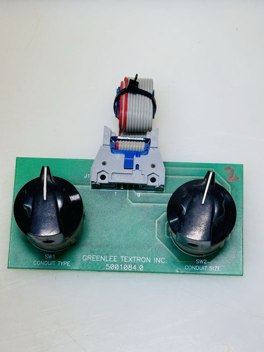 GREENLEE 855 SELECTOR SWITCH CIRCUIT BOARD CONDUIT PIPE BENDER TESTED 5-28 BG2