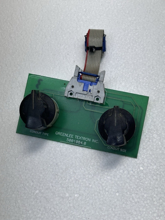 GREENLEE 855 SELECTOR SWITCH CIRCUIT BOARD CONDUIT PIPE BENDER TESTED 5-28 BG3