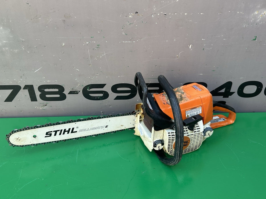 Strong Running Stihl MS250 Chainsaw 18" Bar & Chain Good Compression Runs Great!