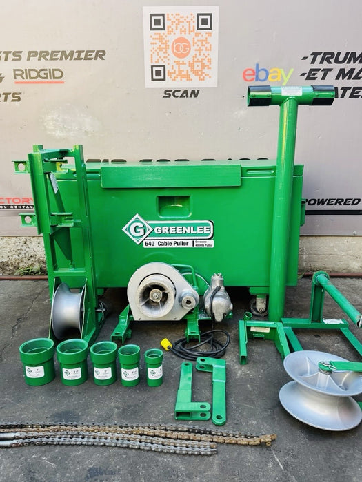 Greenlee 4000 lb 640 Wire Cable Tugger Puller, Works Great , Refurbished