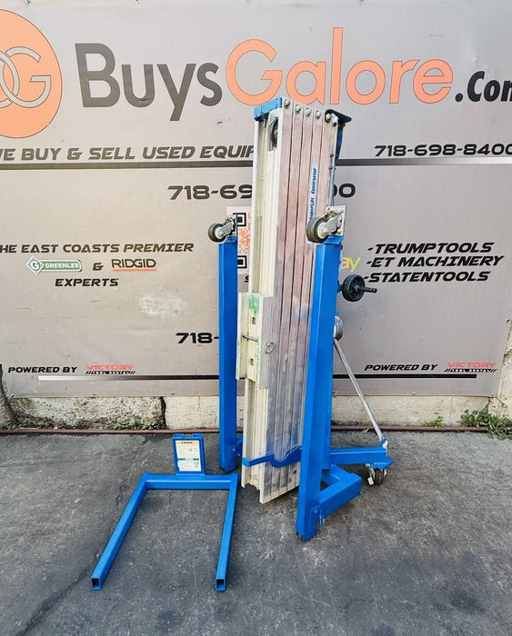 Genie Superlift Advantage SLA-25 Material Lift Winch Stacker 25 Feet Heavy Duty