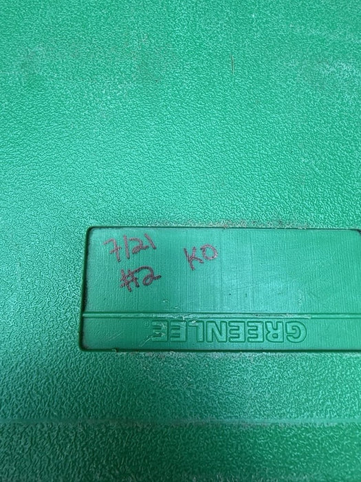 Greenlee 7310 SB Slug Buster KO Knockout Punch Set 1/2" - 4" , 767 Pump, #2