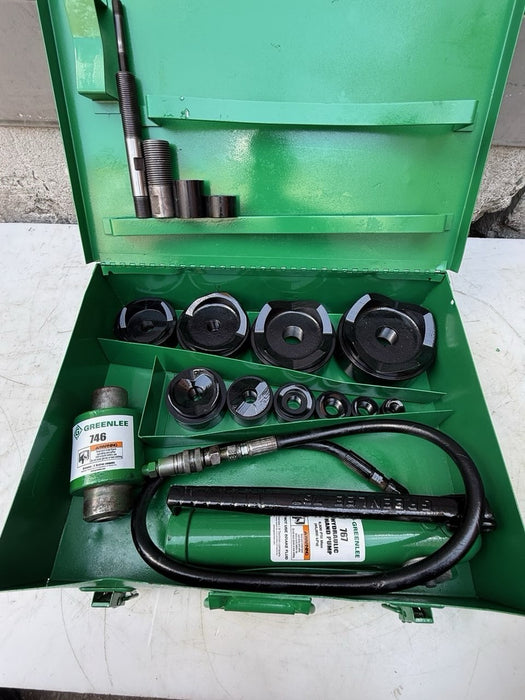Greenlee 7310 SB Slug Buster KO Knockout Punch Set 1/2" - 4" , 767 Pump, #4