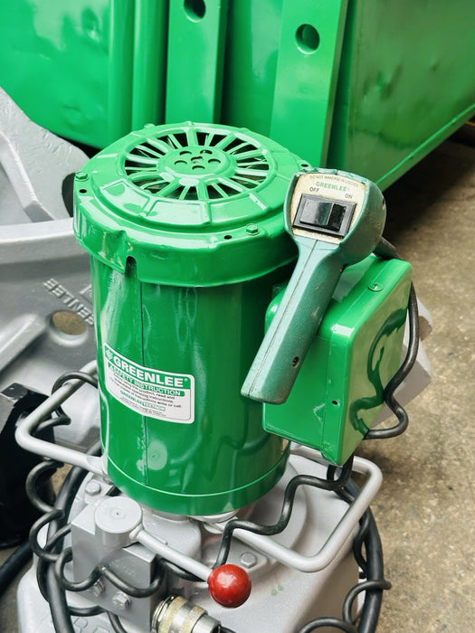 Greenlee 881CT Cam Track Bender 2.5”-4” Rigid EMT Hyd Pump 1813 Table + WARRANTY