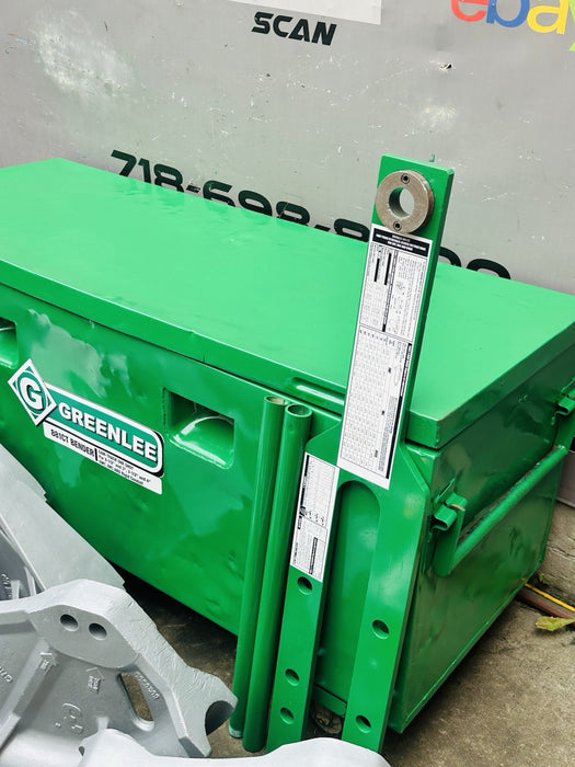 Greenlee 881CT Cam Track Bender 2.5”-4” Rigid EMT Hyd Pump 1813 Table + WARRANTY