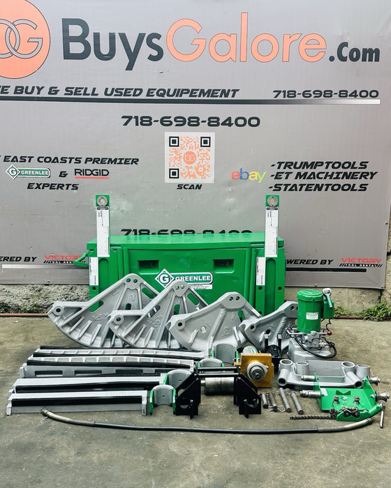 Greenlee 881CT Cam Track Bender 2.5”-4” Rigid EMT Hyd Pump 1813 Table + WARRANTY