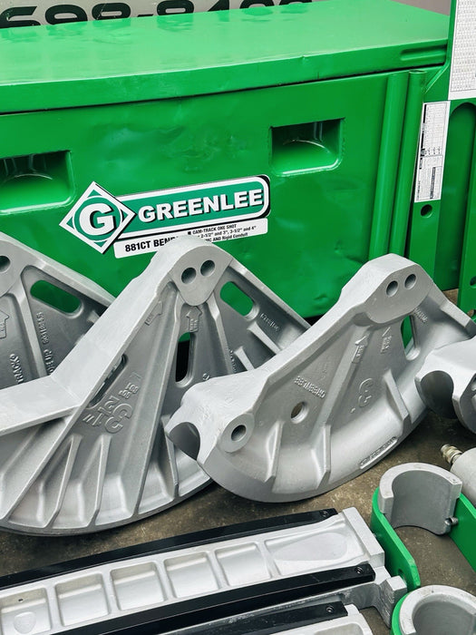 Greenlee 881CT Cam Track Bender 2.5”-4” Rigid EMT Hyd Pump 1813 Table + WARRANTY